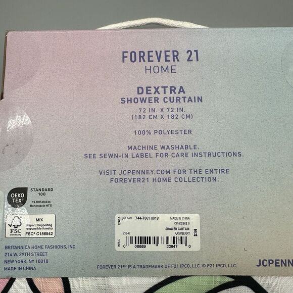 Floral Shower Curtain Matching Bath Body Wrap Only Set Plus Size - Picture 5 of 6